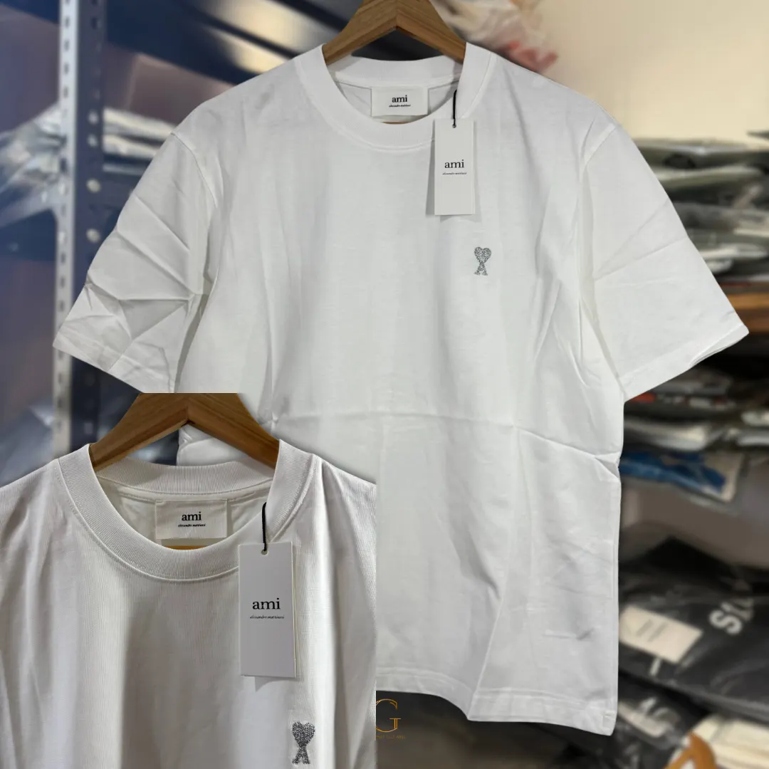 Ami Shirt SILVER WHITE