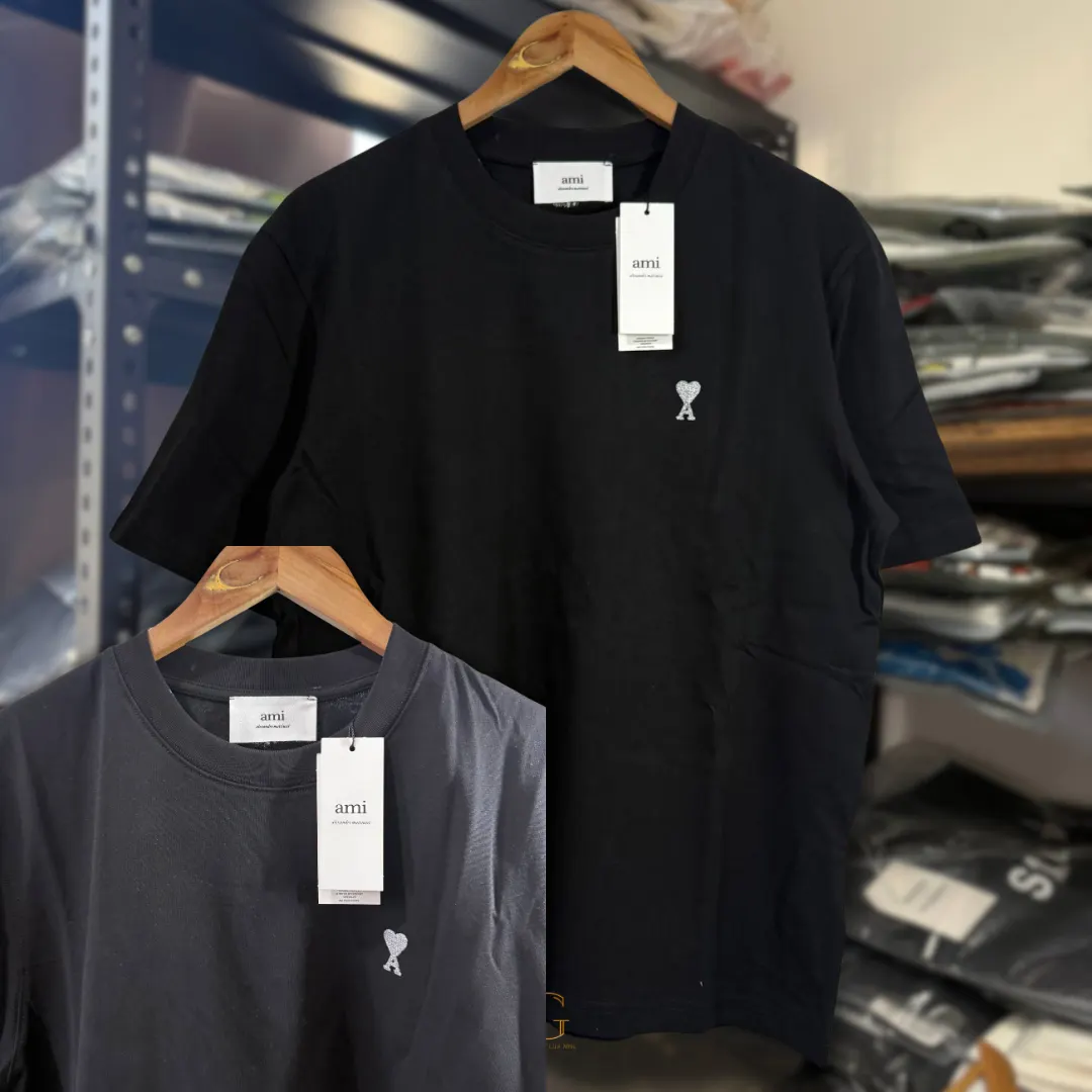 Ami Shirt SILVER BLACK