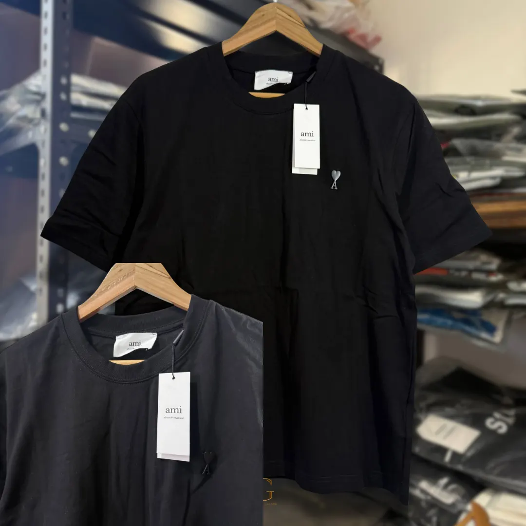 Ami Shirt EMBLEM LOGO BLACK