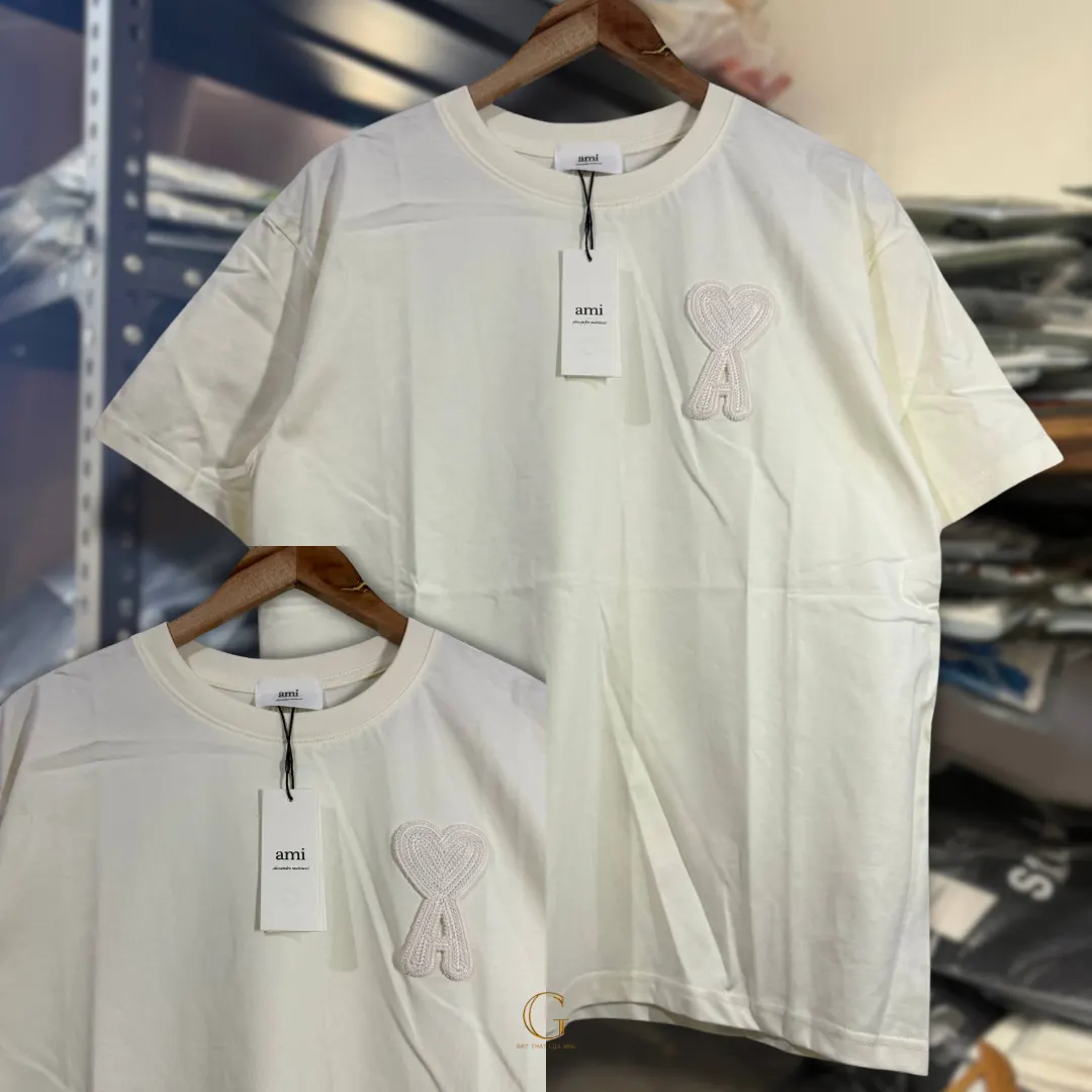 Ami Shirt WHITE PATCH V1