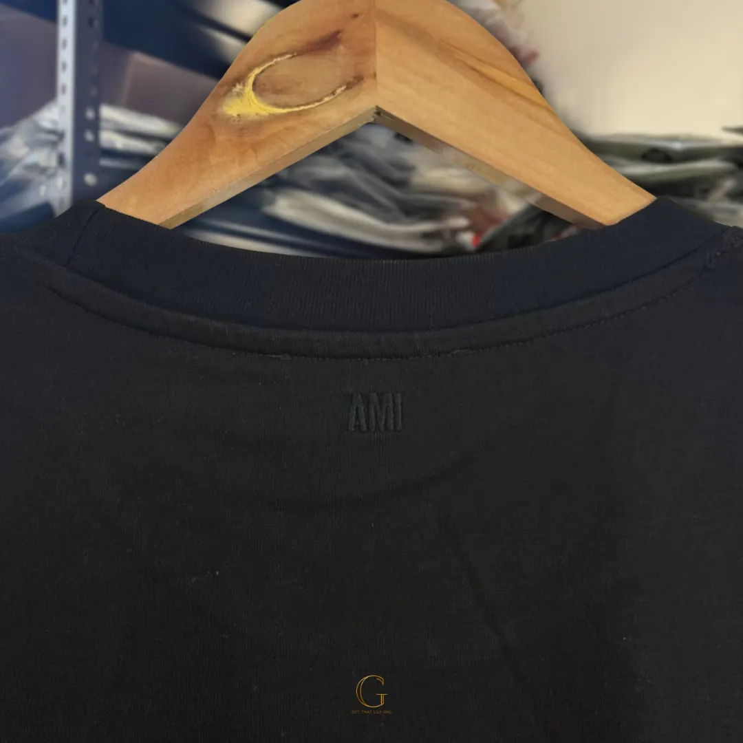 Ami Shirt ALL BLACK PATCH V1 thumbnail 4