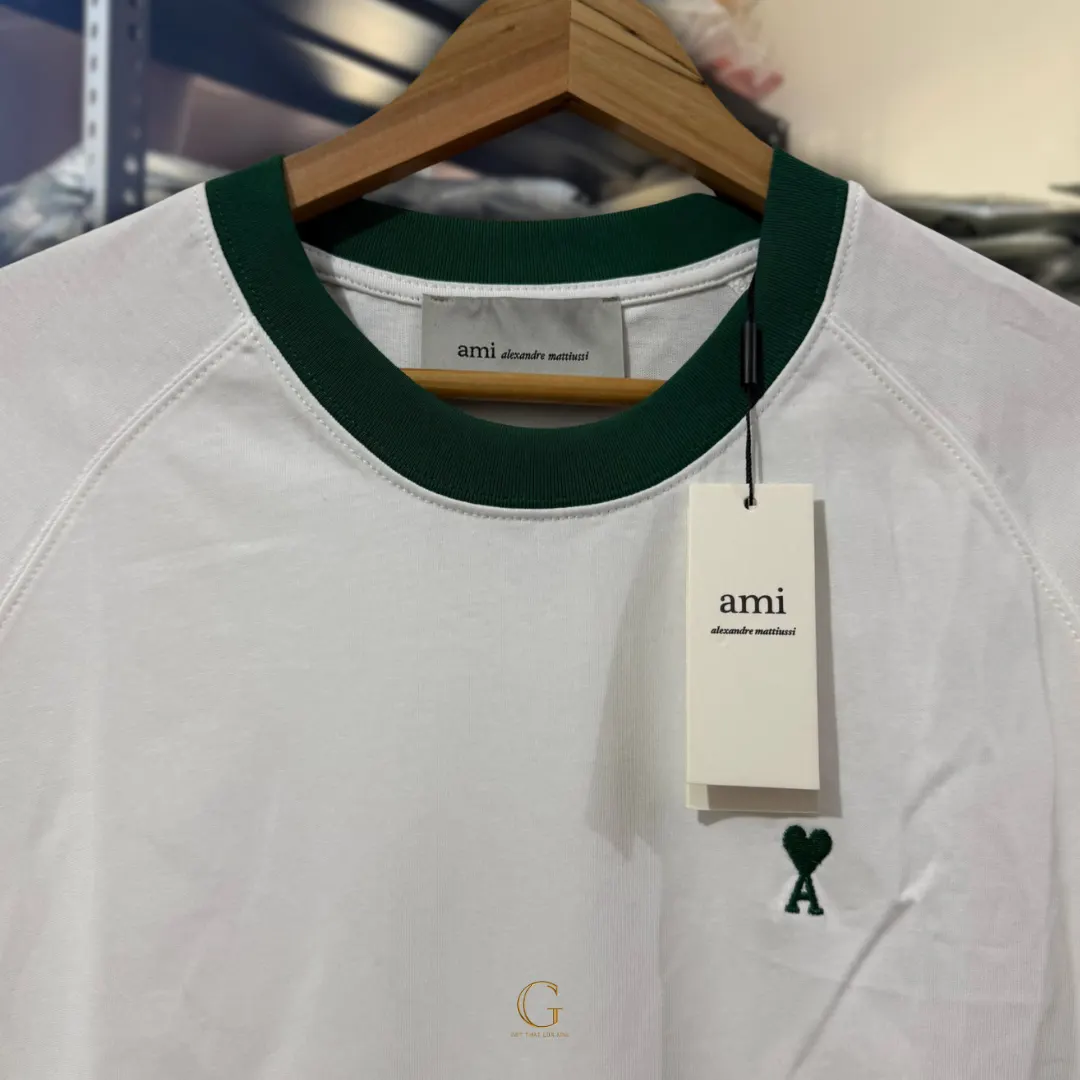 Ami Shirt TWO TONE WHITE thumbnail 2