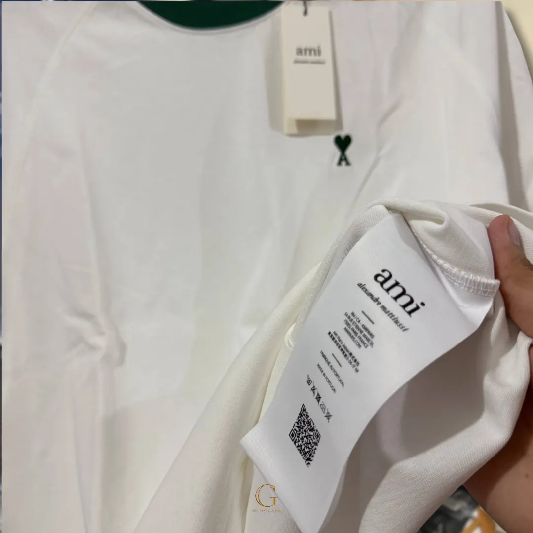Ami Shirt TWO TONE WHITE thumbnail 3