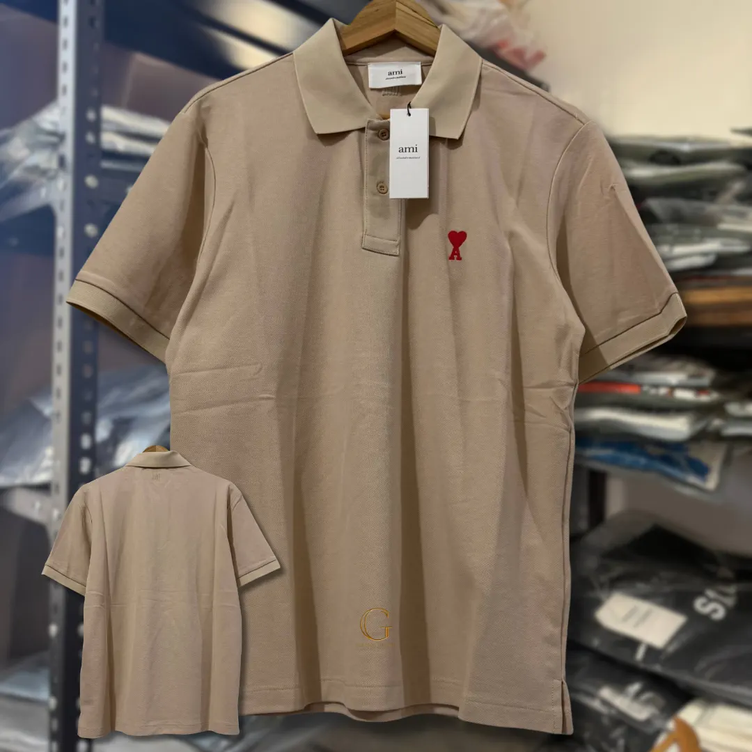 Ami Polo Shirt KHAKI