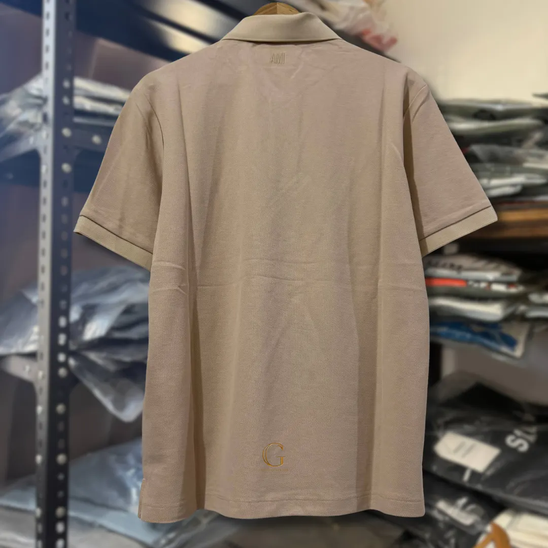 Ami Polo Shirt KHAKI thumbnail 4