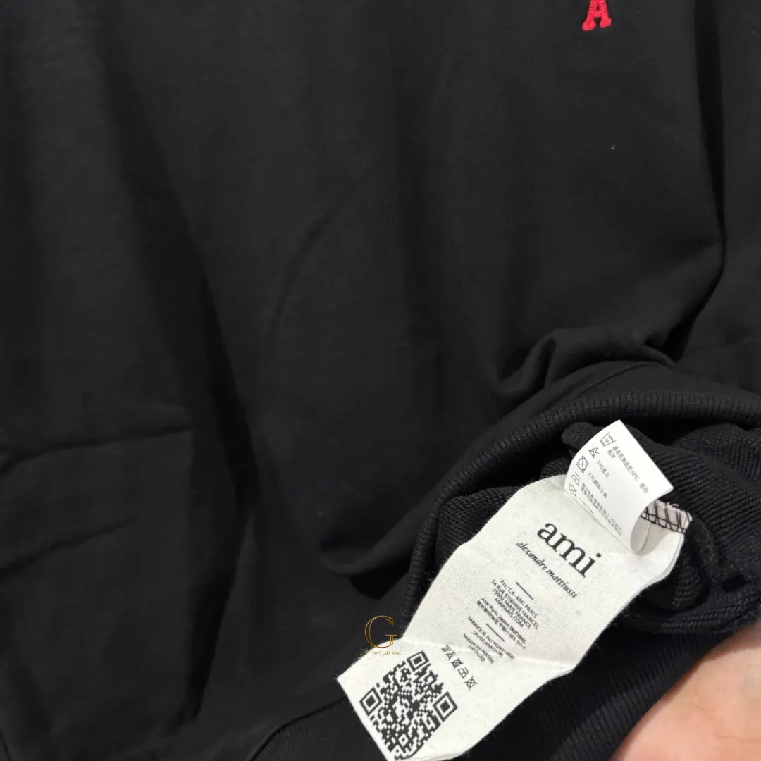 AMI SWEATER BLACK thumbnail 4