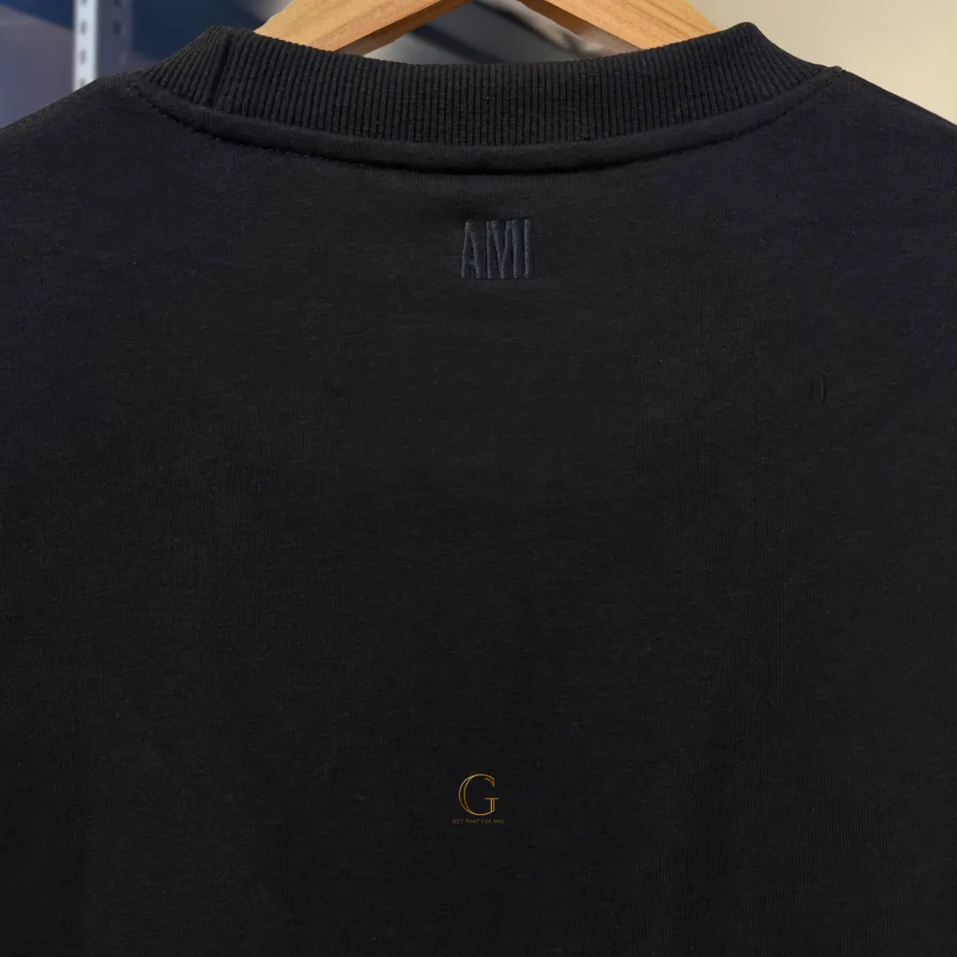 AMI SWEATER BLACK thumbnail 6