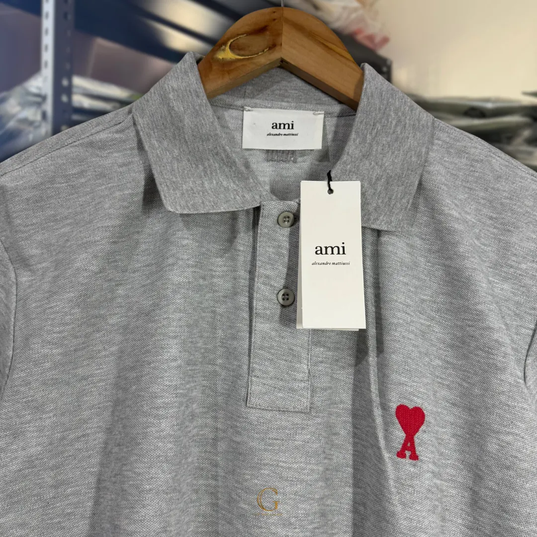 Ami Polo Shirt GRAY thumbnail 2
