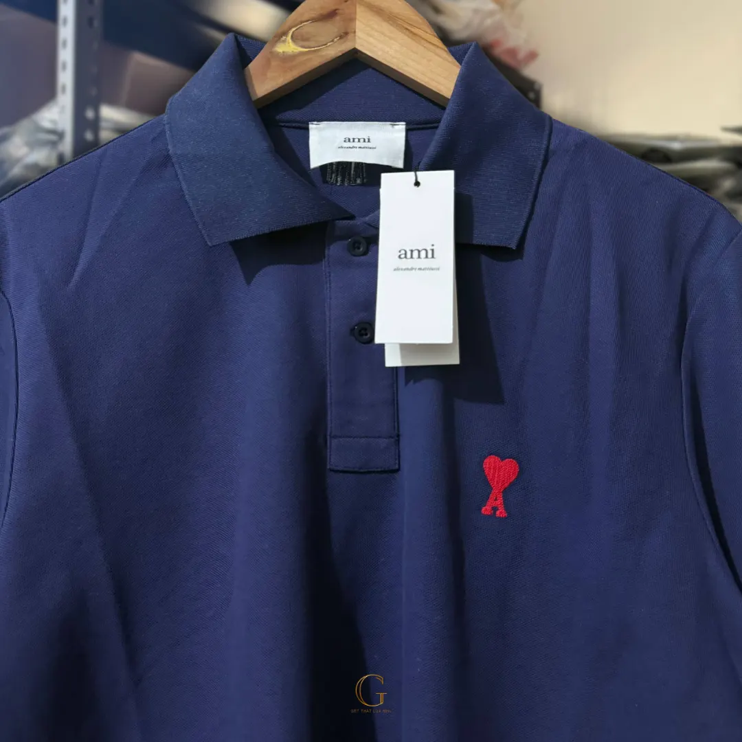 Ami Polo Shirt SAPPHIRE thumbnail 2