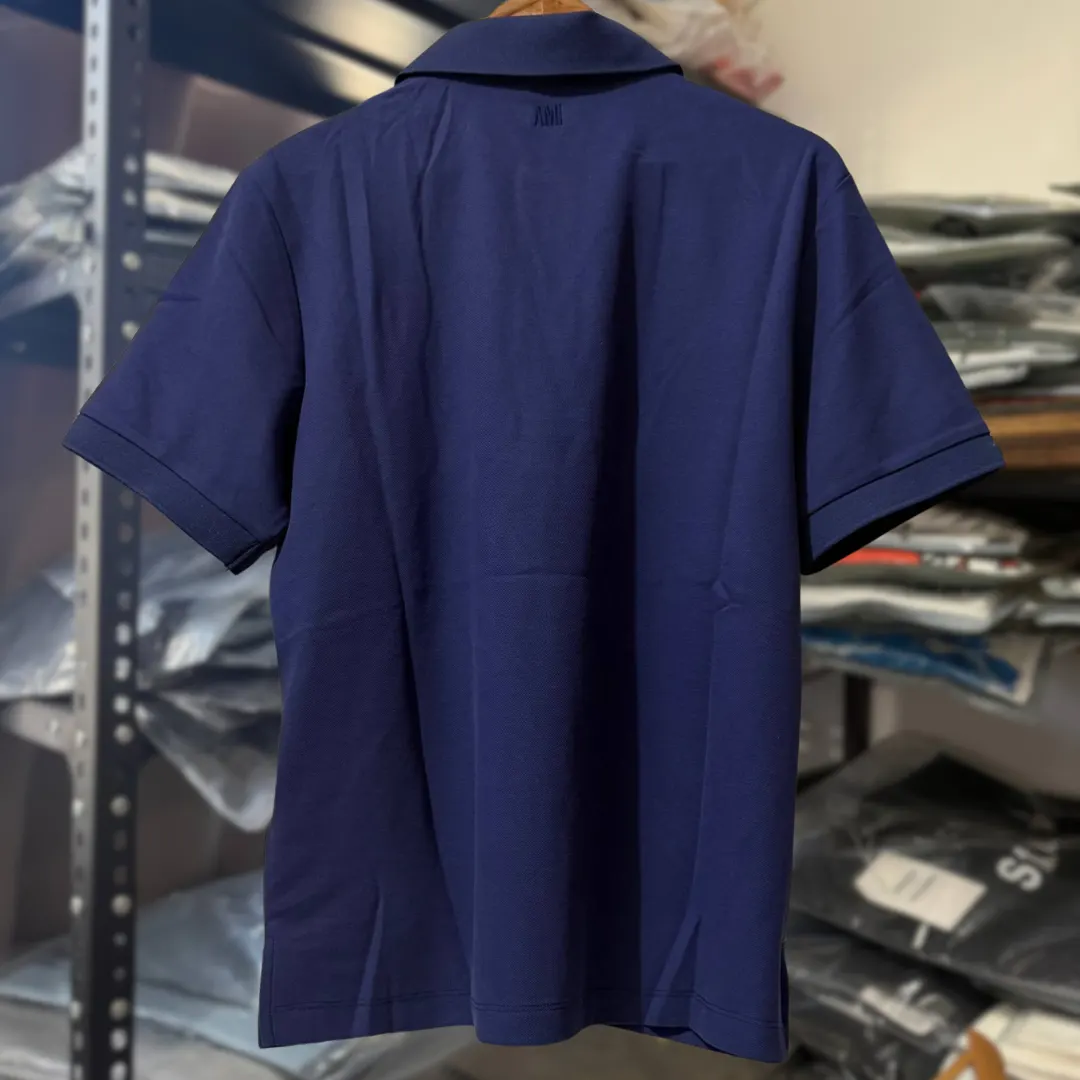 Ami Polo Shirt SAPPHIRE thumbnail 4