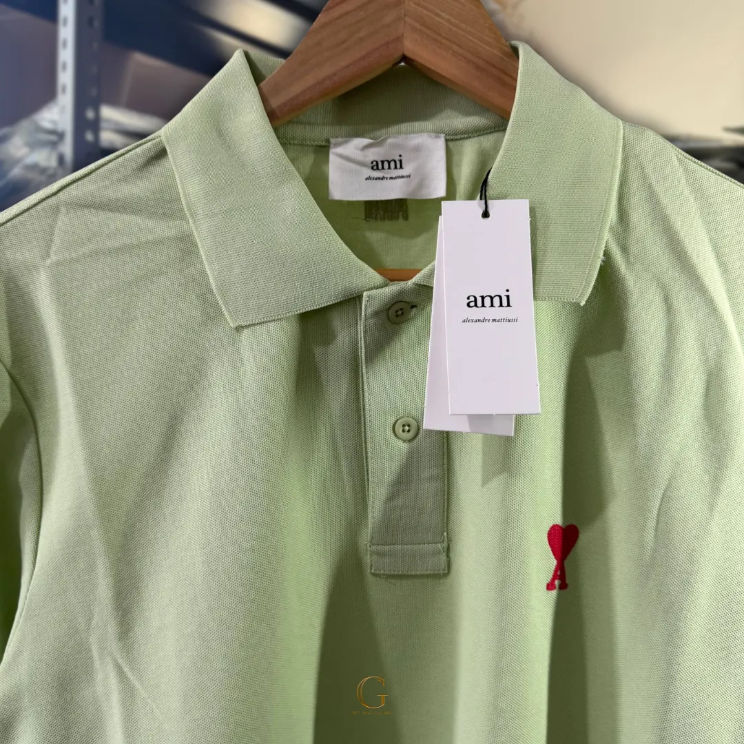 Ami Polo Shirt MINT thumbnail 2