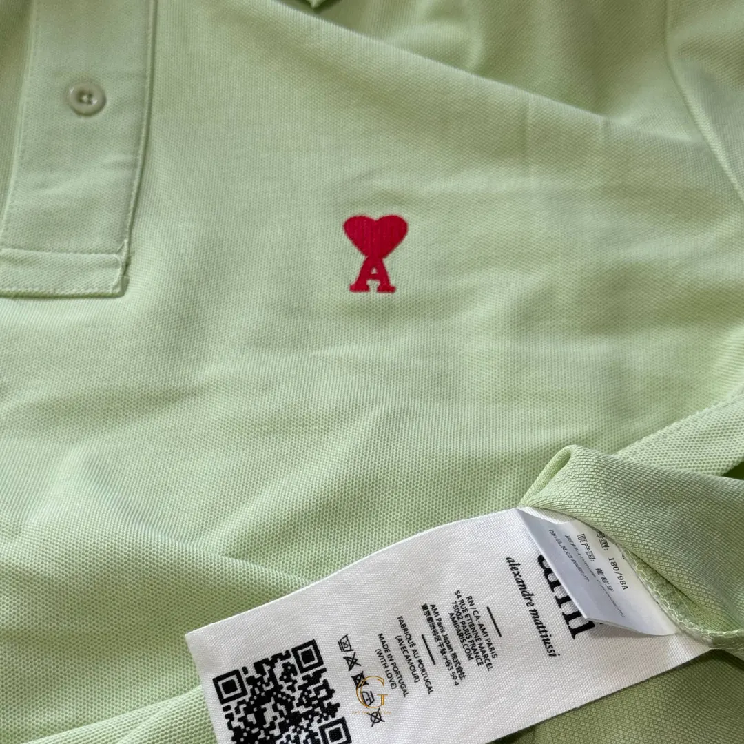Ami Polo Shirt MINT thumbnail 3