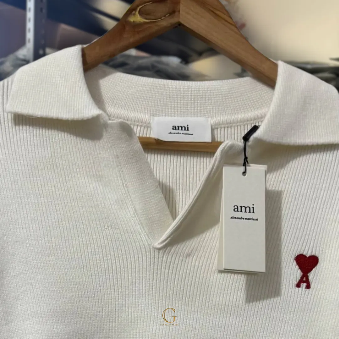 AMI PULLOVER SWEATER WHITE thumbnail 2