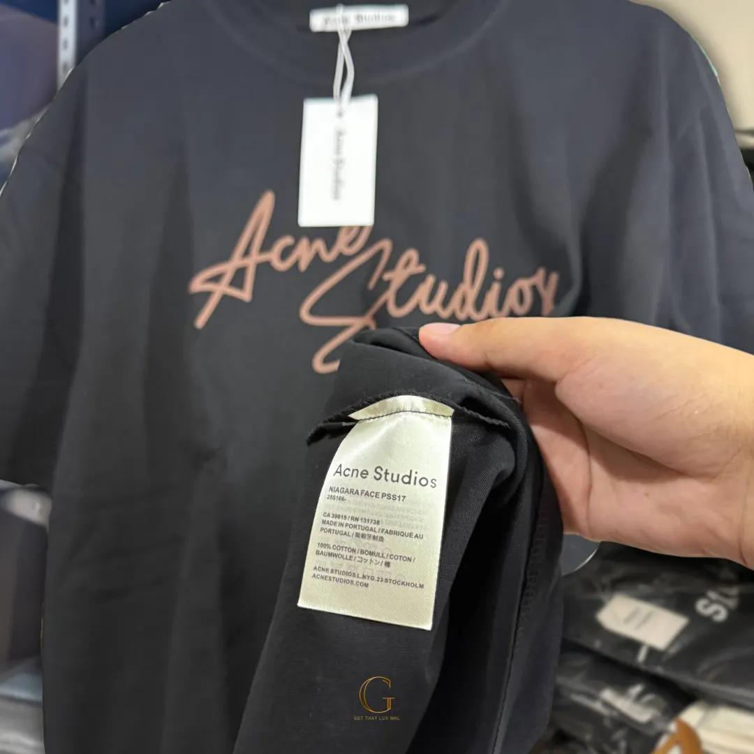 Acne Studios RUBBERPRINT BLACK thumbnail 4