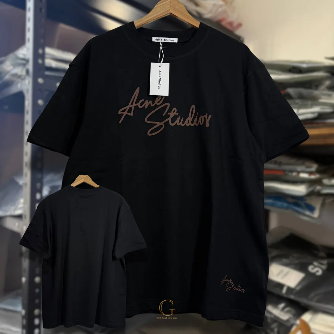 Acne Studios RUBBERPRINT BLACK
