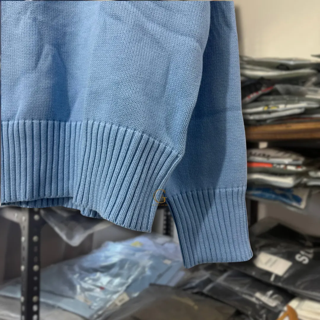Ami Knitted Sweater Sky thumbnail 3