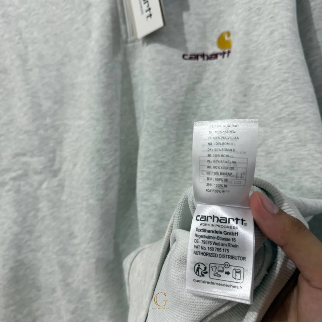Carhartt QUARTER ZIP SWEATER GRAY thumbnail 4