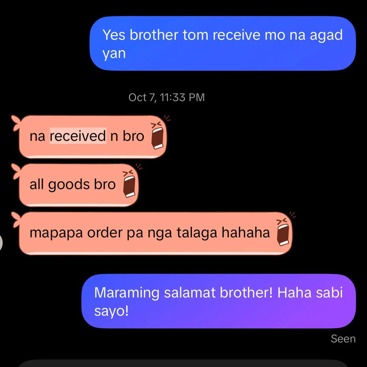 Customer feedback 9