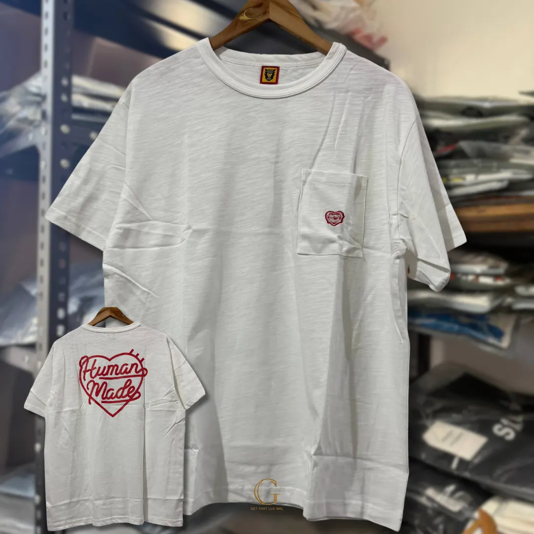 Human Made POCKETHEART1 WHITE