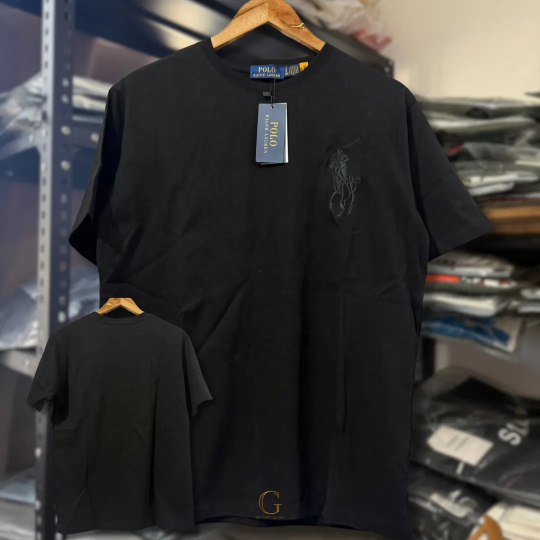 RALPH LAUREN SHIRT PATCH BLACK