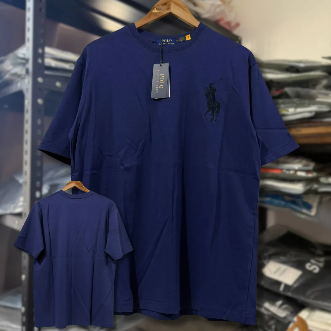 RALPH LAUREN SHIRT PATCH NAVY
