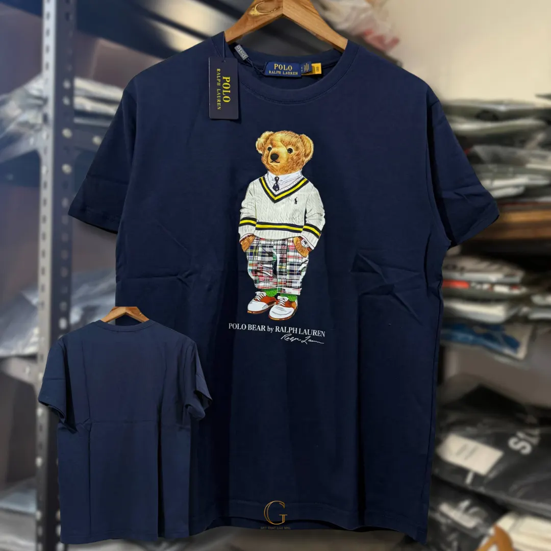 RALPH LAUREN SHIRT BEAR NAVY