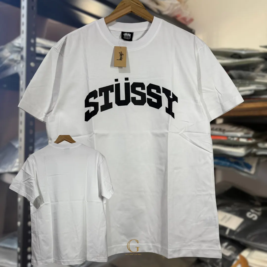 Stussy Script White