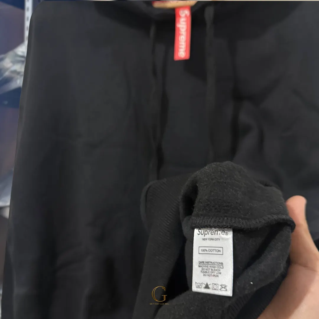 Supreme Hoodie BLACK thumbnail 3